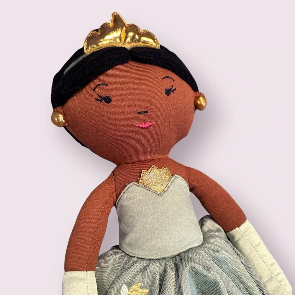 NWT Disney Pillowfort Tiana Princess And The Frog Throw Pillow Doll Toy 20" - Picture 4 of 10